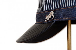 Hickory Stripe Worker Cap