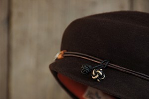 Fur Felt Cap Brown